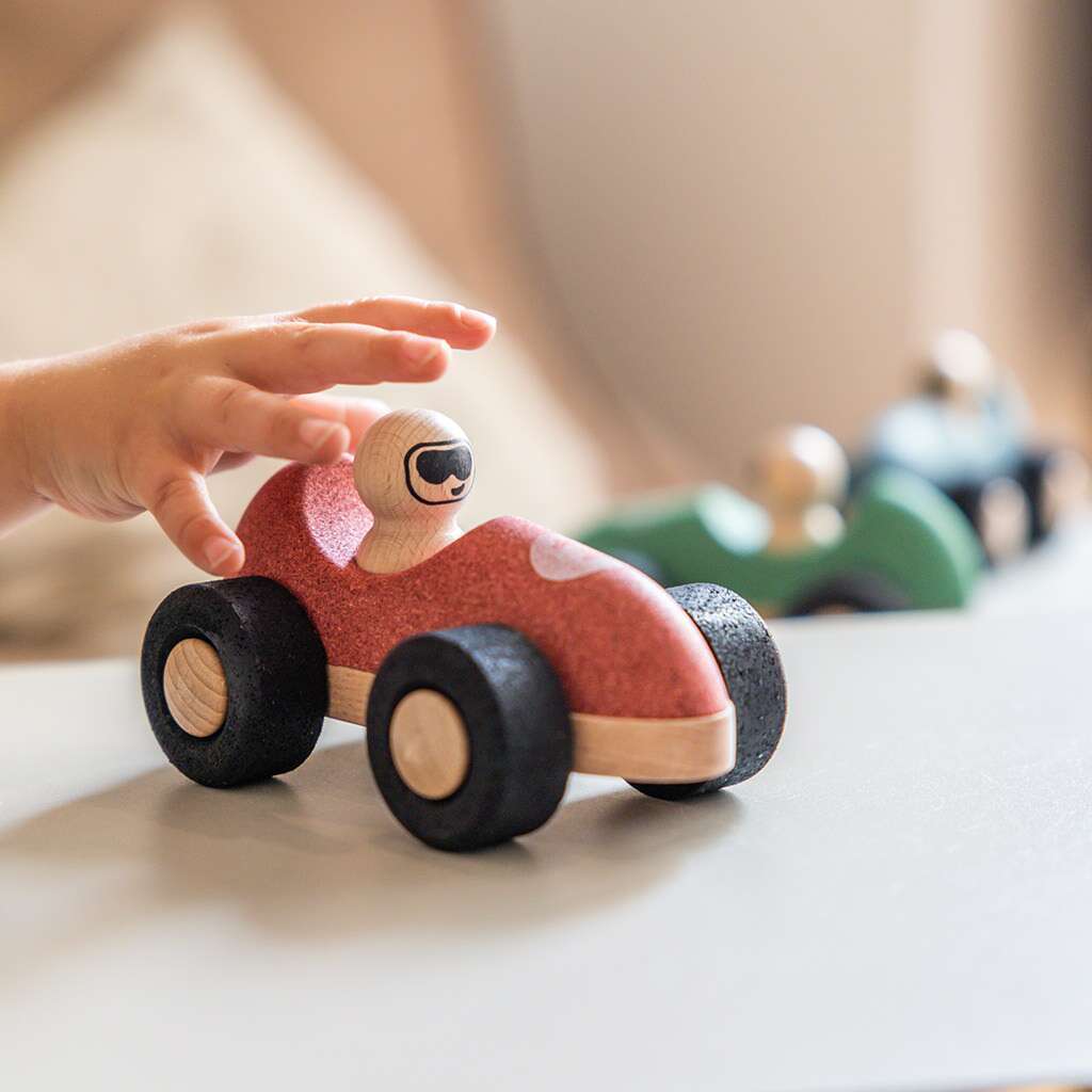 E-Cork Racer, red - Schiebefahrzeug E-Cork Racer, red - Schiebefahrzeug